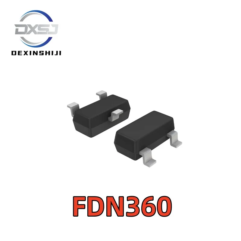 10 бр. Нови оригинални FDN360 FDN360P-NL 360 ситопечат кръпка SOT23 MOS тръба с ефект на полета - 0
