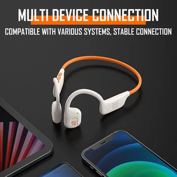 ONIKUMA Bluetooth 5.3 Не ушите, Слушалки с костна проводимост, със Слушалки слушалки-куки за 