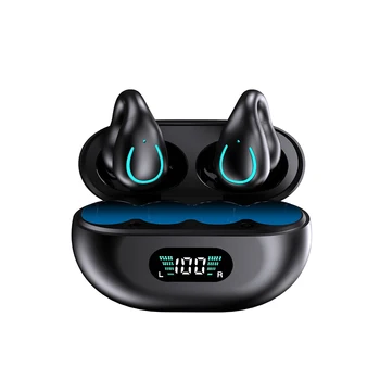 TWS Безжични слушалки Bluetooth 5.3, Слушалки с костна проводимост, Слушалки, Спортни слушалки, Аудио слушалки, 1: 1, Слушалки за уши