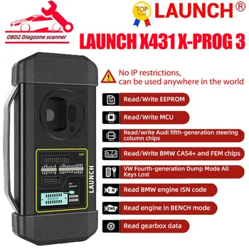 LAUNCH X431 X-PROG 3 Ключа за Програмиране Програмист Имобилайзер Програмист автомобилни ключове XPROG3 за X431 V PRO3S + PAD V/VII IMMO Elite