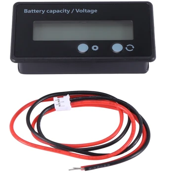 LCD индикатор за капацитет на батерията 12/24/36/48, Индикатор за състоянието на оловно-киселинни батерии, тестер капацитет литиева батерия