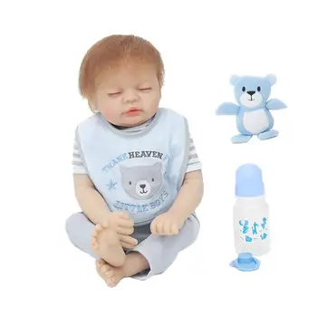 Истинска сетивна 22-инчов кукла-Реборн, други кукла-бебе, детска играчка за сън, едновременно играчка, модел на детски дрехи