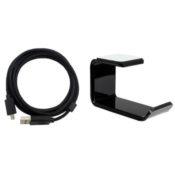 USB-кабел с Дължина 2 М аудио кабел За слушалки Logitech G633 С акрилни група за слушалки, монтиран на стената притежателя слушалки На масата