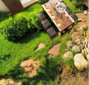3d подови боядисване, тапети, 3D снимка за поръчка, с подове от зелена трева, водонепроницаемое самоклеющееся украса за дома