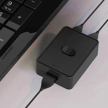USB-ключ 5 Gbit/с KVM USB hub 2 в 1 Изход USB 3.0 Превключвател USB 3.0 Двустранен Опаковка за КОМПЮТЪР, Клавиатура, Мишка, Принтер