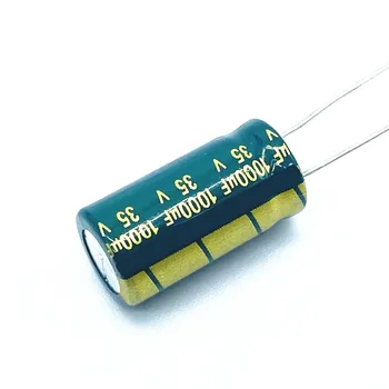 35 от 1000 uf 10*20 мм, 1000 uf 35 В електролитни кондензатори с флорални източник на храна, специален високочестотен crystal