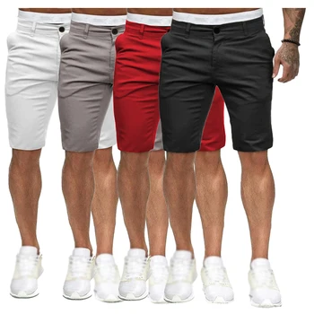 Модни Едро спортни мъжки къси панталони-карго, ежедневни обикновена панталони с пет точки