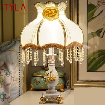 Модерна настолна led лампа TYLA с Потъмняване, Творческа десктоп покритие от смола, Модерна декорация за дома, Прикроватной нощни Шкафчета за Брачна стая