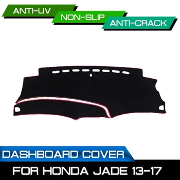 Подложка за арматурното табло на автомобила, мръсен нескользящий подложка за арматурното табло, стикер със защита от ултравиолетови лъчи за Honda JADE 2013 2014 2015 2016 2017