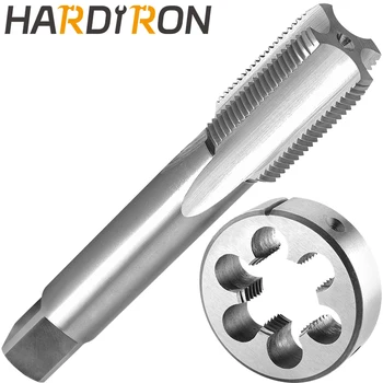 Hardiron М36 X 1, определени метчиков и щанци за дясната ръка, М36 x 1,0, машинен метчик с дърворезба и кръгла матрицата