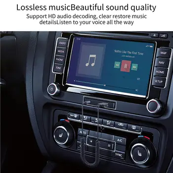 Авто Безжичен Аудиоадаптер, съвместим с Bluetooth, USB-предавател, приемник, Лаптоп конвертор, Автомобилна Електроника