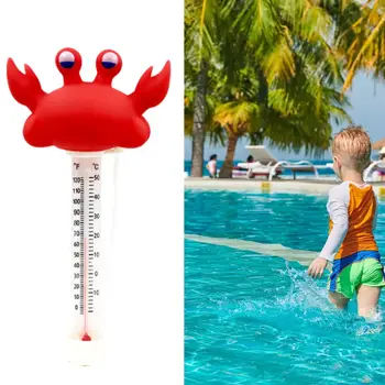 Плаващ термометър за басейна разбираеми Универсален термометър за езерото за басейни, СПА-салони за Хидромасажни вани на Открито и вътрешни аквариуми
