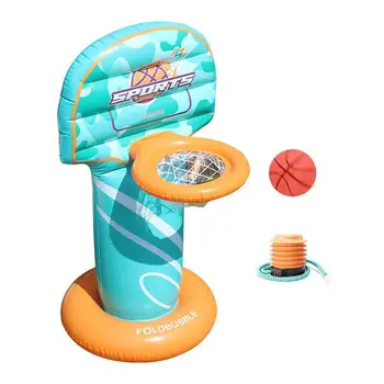 Надземное баскетболното пръстен за басейн, Плаващ баскетболното пръстен за басейни, надуваеми баскетболни играчки за басейн, многофункционална вода