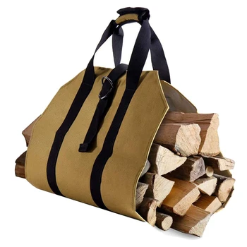 Здрава чанта за носене на Дърва за огрев, холщовая чанта за съхранение на Дърва за огрев, Чанта за съхранение на Дърва, Чанта за съхранение на дърва за огрев