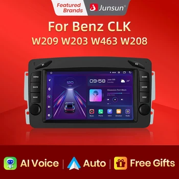 Junsun V1 Android Авторадио за Mercedes Benz CLK W209 W203 W463 W208 Авто Радио Мултимедия Bluetooth 7-Инчов Екран, DVD-Плейър