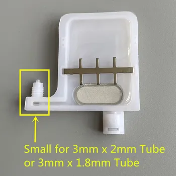10 бр. голяма клапата mimaki jv3 с малък жак, самосвал за Mimaki jv3/jv22 - (за тръба 3 mm x 2 mm)