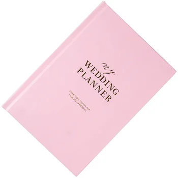 Сватбена книга, Планер романтични подаръци, Portable notepad за булчински душ, Бележник за планиране на сватба, на Хартиен Бележник за планиране на ангажименти на Булката