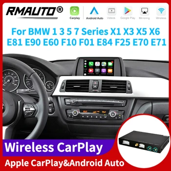 RMAUTO Безжична Система на Apple CarPlay CIC Android авточасти за BMW 1 3 5 7 Серия X1 X3 X5 X6 E81 E90 E60 F10 F01 E84 F25 E70 E71