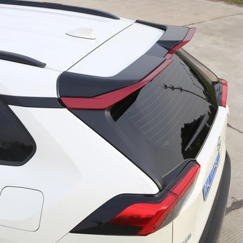 За Toyota RAV4 Спойлер на покрива 2020 - 2023 ABS Материал от Въглеродни Влакна Външния Вид на Колата на Задния Багажник на Предното Стъкло Крило Аксесоари Бодикит