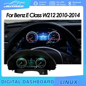 Автомобилният цифров клъстер, виртуална кабина за Mercedes Benz E-Class W212 2009-2016, Автоматични актуализации, инсталиране на екрана зададено измерване на скоростта