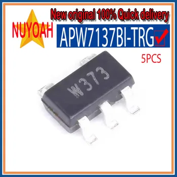 100% чисто нов оригинален чип на регулатора на мощност APW7137BI-TRG IC чип SOT23-5 1 Mhz, висока ефективност, в повишаващ преобразувател