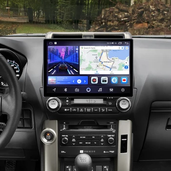 13,1/12,5 инчов 2K QLED Екран За Toyota Land Cruiser Prado 150 2009-2013 Android Auto Авто DVD GPS Navi Радио Стерео CarPlay