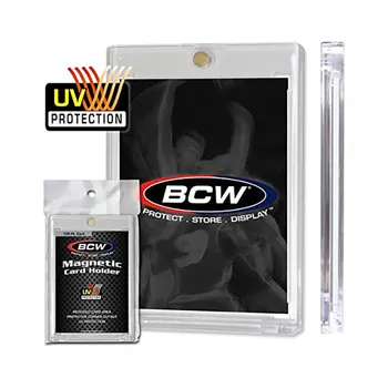 Стандартен магнитен държач за карти BCW, калъф с 1 (с капацитет до 100 картички Pt), спортни търговски карти, принадлежности за колекционери