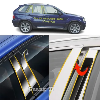 Авто TPU/лъскаво огледално материал КОМПЮТЪР, капак, багажник за BMW E53 X5 Xdrive 2000 2001 2002 периода 2003-2006 г., стикера на вратата, прозореца