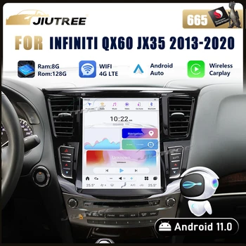 12,1-Инчов Екран Tesla Android11 За Infiniti QX60 JX35 2013-2020 Автомобили Радионавигация GPS Carplay Мултимедиен Плеър Главното устройство