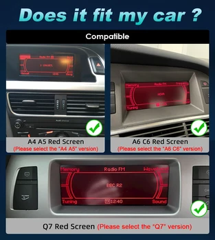 6 + 128 Грама За Audi Q7 2016-2019 Android 12,0 Кола Стерео Касетофон, Мултимедиен плейър GPS навигация Carplay система