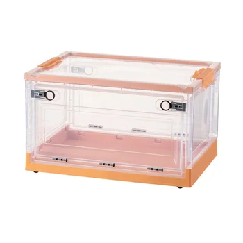 Сгъваема кутия за съхранение на Штабелируемый кутия за съхранение на канцеларски материали Кутия за сортиране на бижута Контейнер Органайзер Шкаф за Хол A