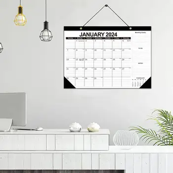 Стенен Календар в 2024 година, Висококачествен Календар с 365-дневен обратното броене, Настолни Календари, Богат, Силен, Красив 2024-2025 години