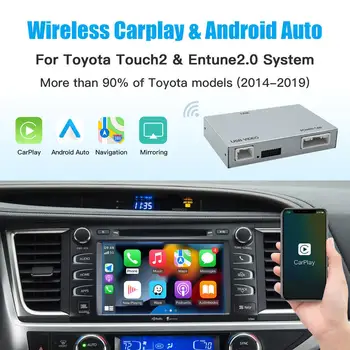 Безжична Carplay Android на авточасти За TOYOTA Touch2 & Entune2.0 Система Highlander, Tundra Sienna, Prius, Yaris Camry CHR Модул
