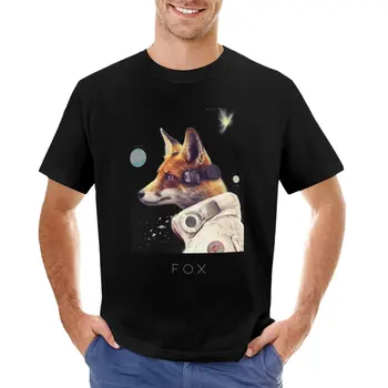 Тениска Star Team - Fox, забавна тениска, забавни тениски, черна тениска, мъжки графични тениски