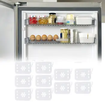 10 бр. разделители хладилника Прозрачни разделители хладилника за чекмедже на хладилника