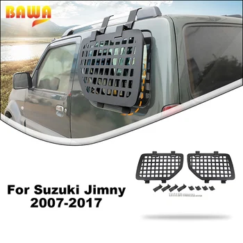 Блиндирана часова задното стъкло на превозното средство BAWA Защитна рамка на срока за Suzuki Jimny 2007 2008 2009 2010 2011-2017 Външни аксесоари
