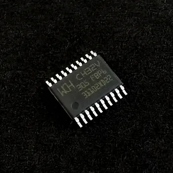 CH32V305FBP6 TSSOP20 RISC-V MCU 144 Mhz USB 480 Mbit/с Вграден чип PHY UART Ethernet за използване на WCH-LinkE
