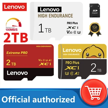 Lenovo Оригиналната Мини-карта памет SD 2 TB 1 TB 512 GB 256 GB Флаш карта TF Карта Micro TF/SD Карта С Адаптер За Телефони/Търтеи/Камера