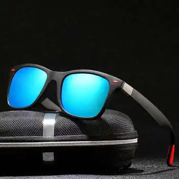 Пътуване Риболов, Колоездене Слънчеви очила с UV400 Модерен Класически Поляризирани Очила на Мъже, Жени Квадратни Слънчеви Очила С Антирефлексно покритие Goggle
