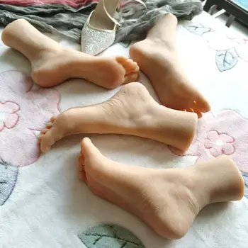 Имитация на модела на краката от ТПЭ, силиконови чорапи, модел на краката