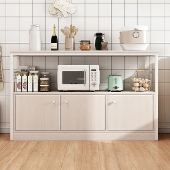 Съвременните ламинирани Кухненски шкафове Скандинавски Кухненски Мебели, домакински Шкаф за Съхранение Като Дървени Рафтове от пода до тавана U