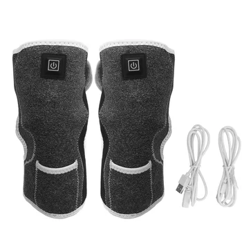 Електрически коленете с контролирана температура 3 ОК Текстилен наколенник с топъл Широко се използва Вграден таен джоб за облекчаване на умора ставите