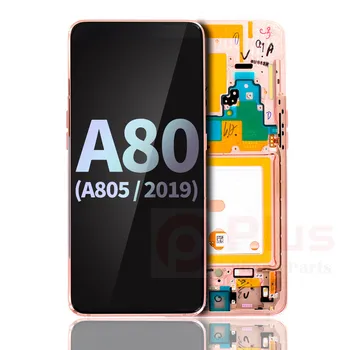 OLED дисплей с подмяна на рамка за Samsung Galaxy A80 (A805/ 2019) (Angel Gold) (пакет)