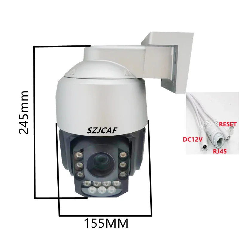 5-Мегапикселова PTZ IP камера, Wifi Външен Изкуствен Интелект За откриване на човек Аудио 1080P Безжична Камера за наблюдение на Сигурността на P2P RTSP 5-кратно Оптично Увеличение на Wifi Камера - 4