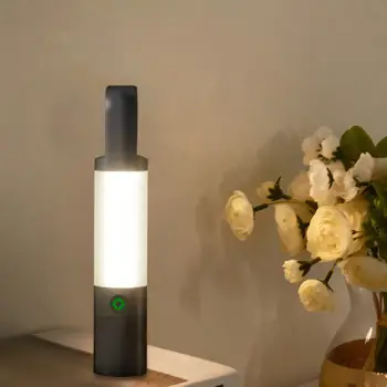 Мащабируем фенерче 8 режима на осветление с пружинным на една кука Туризъм лампа Факел за Катерене