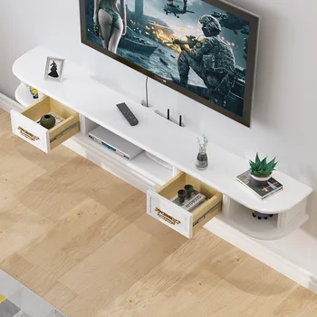 Дисплей В хола, TV Шкаф с Бял За Съхранение на Модерен Телевизионен маса Стенен Fernseher Schrank Мебели за дома MQ50DS