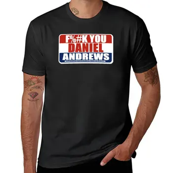 Нова тениска FK YOU ДАНИЕЛ ANDREWS, тениски големи размери, графична тениска, мъжки забавни тениски
