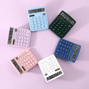 Удобен калкулатор за отчитане на наклонена перспектива Лек ръчен калкулатор с двойно захранване