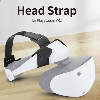 Нов Регулируем Декомпрессионный главоболие каишка VR Headstock За PS VR2 Главоболие каишка Comfort VR Controller Скоба Аксесоари