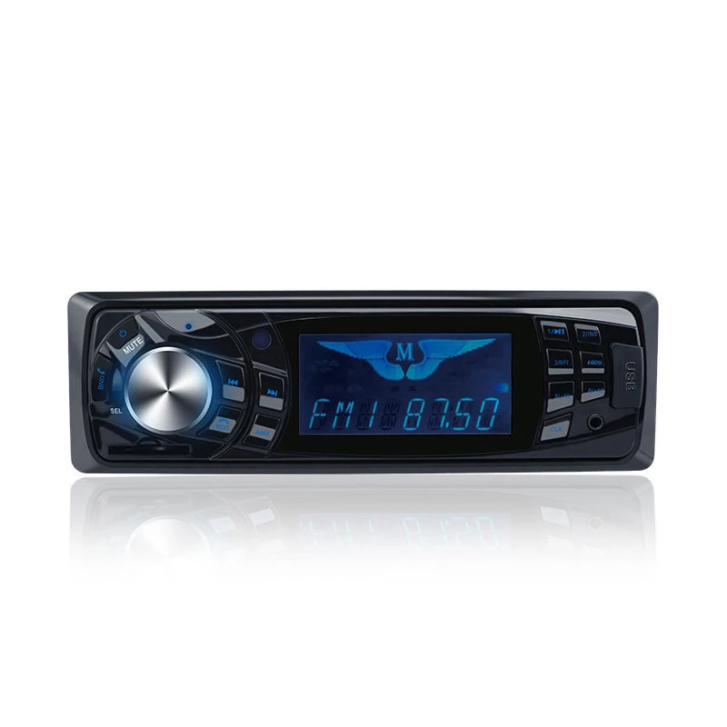 Авто аудио система 1 Din, стерео уредба, MP3 плейър, вграден приемник FM, Aux, 12, Bluetooth, SD, USB, Авторадио, аксесоари за автомобили - 0